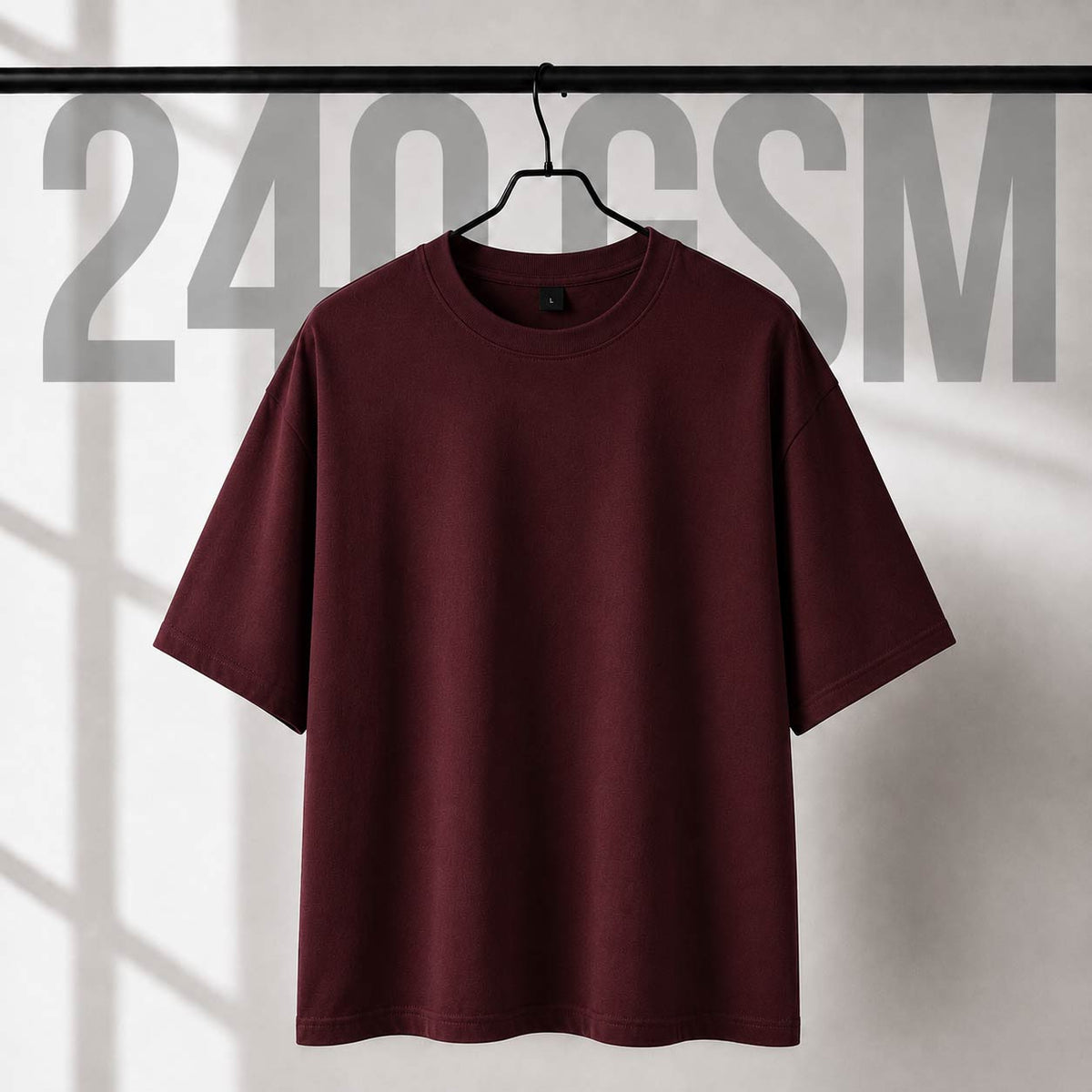 VYBE Heavyweight Oversized Tee – 240 GSM