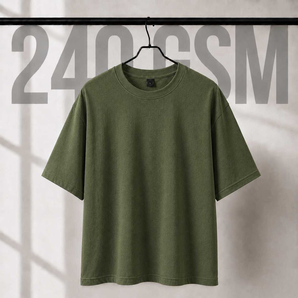 VYBE Heavyweight Oversized Tee – 240 GSM