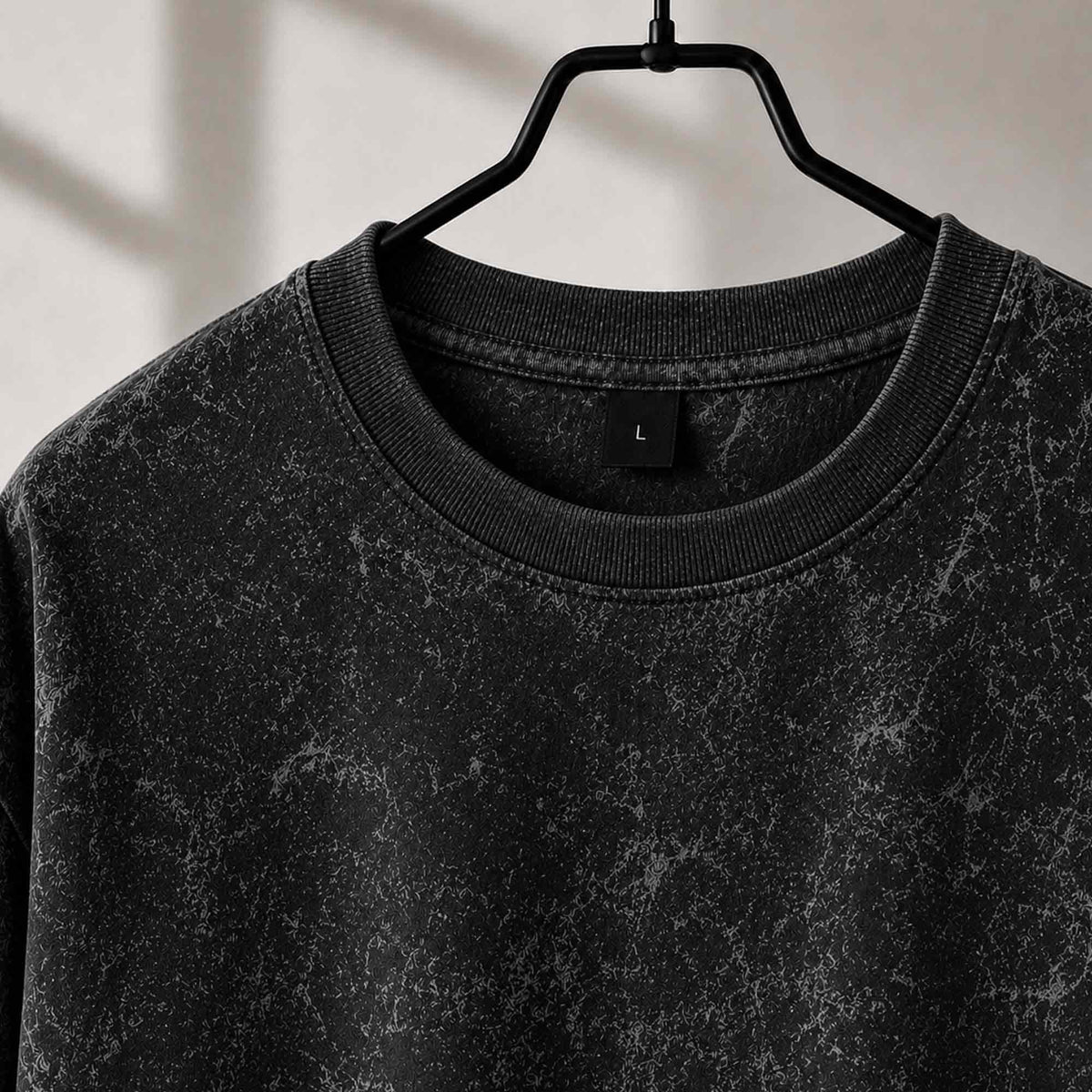 VYBE Vintage Acid Wash Oversized Tee – 240 GSM