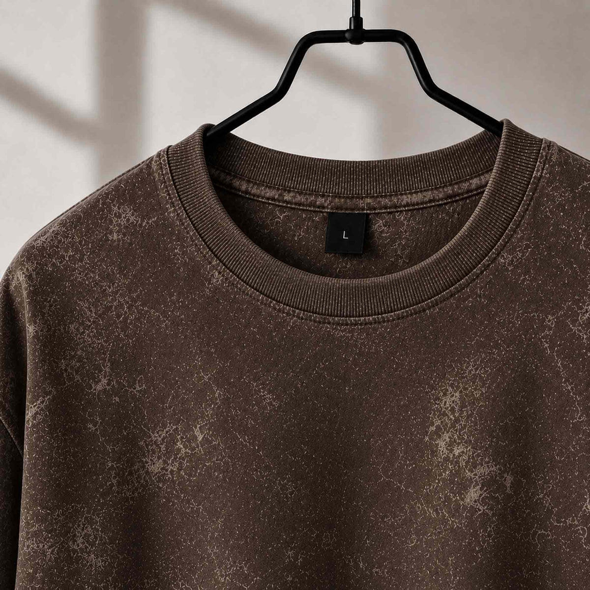 VYBE Vintage Acid Wash Oversized Tee – 240 GSM