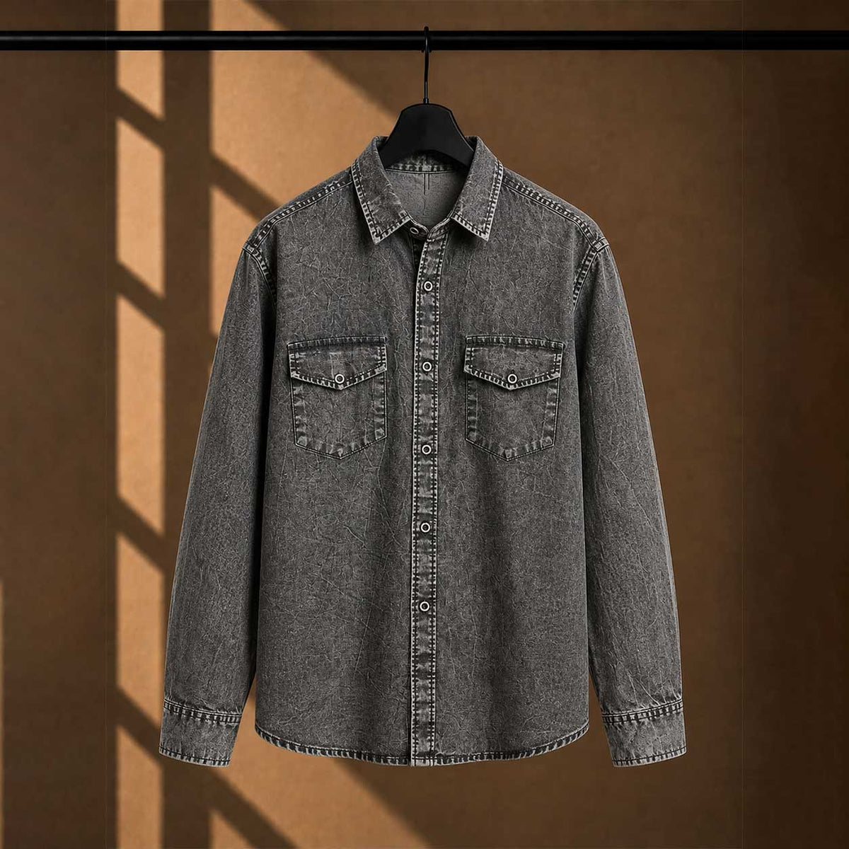 VYBE Washed Denim Shirt