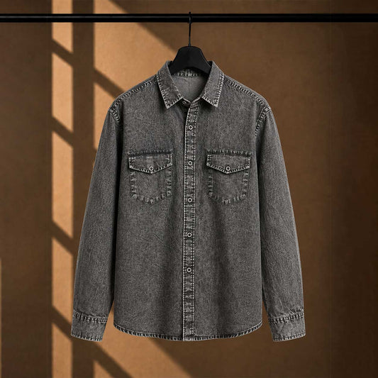 VYBE Washed Denim Shirt
