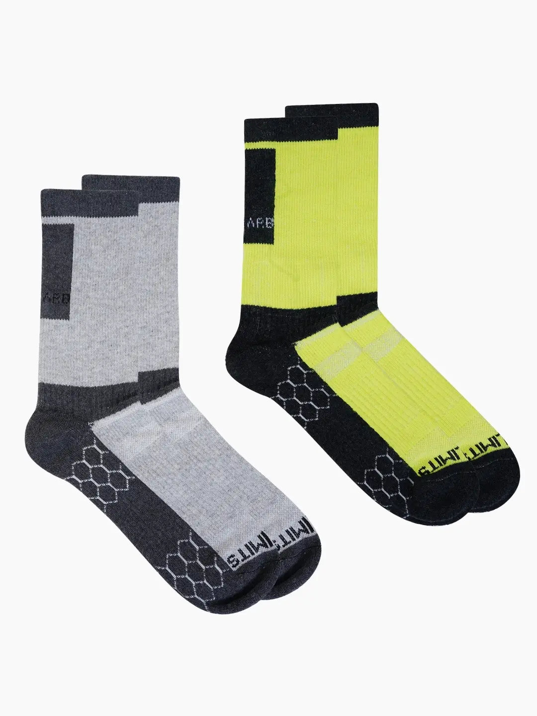 powerfit-crew-length-grey--compression sports socks - compression-sports-socks-top-quality