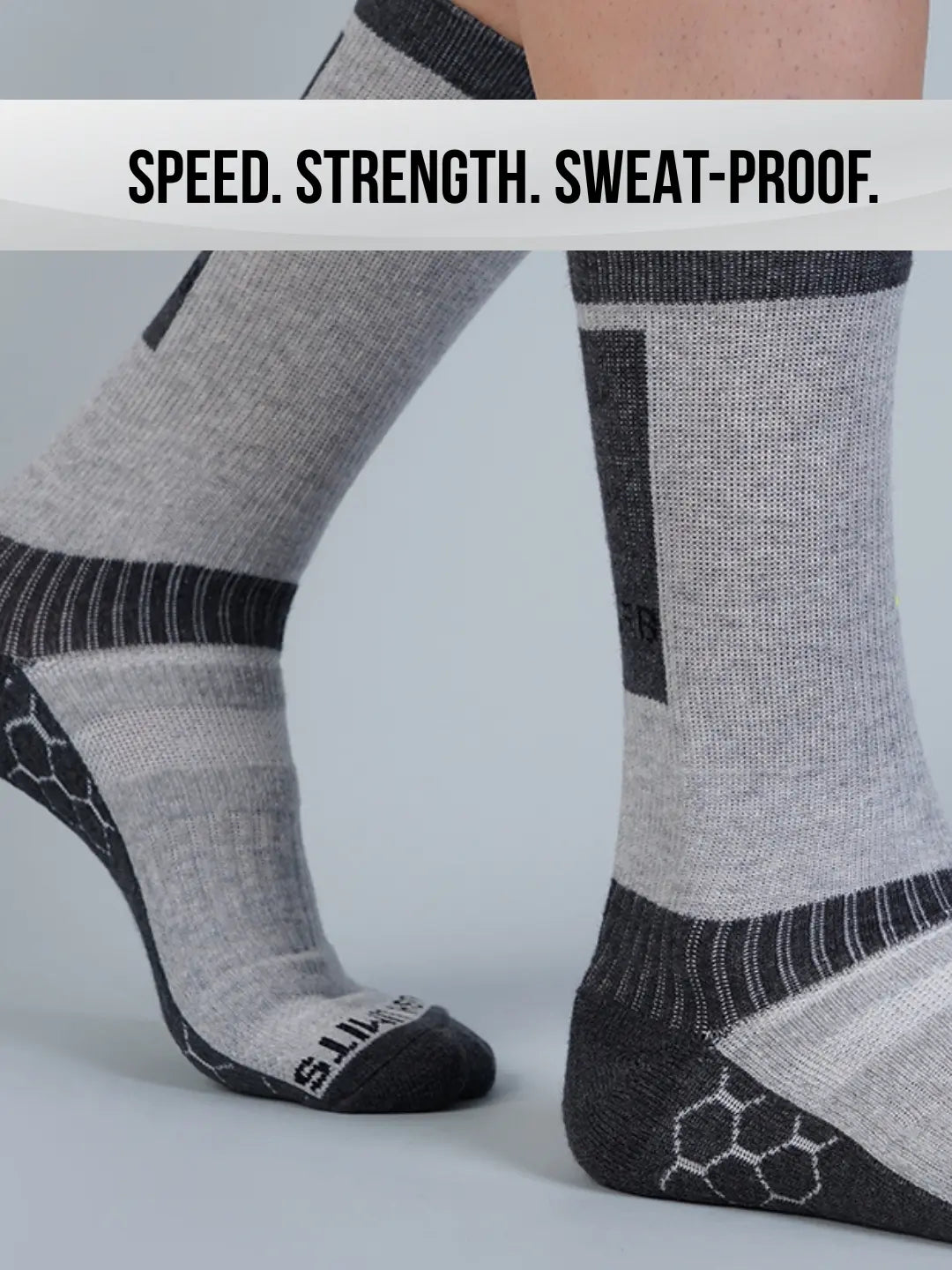 Sports socks for gym, running, hiking and workouts