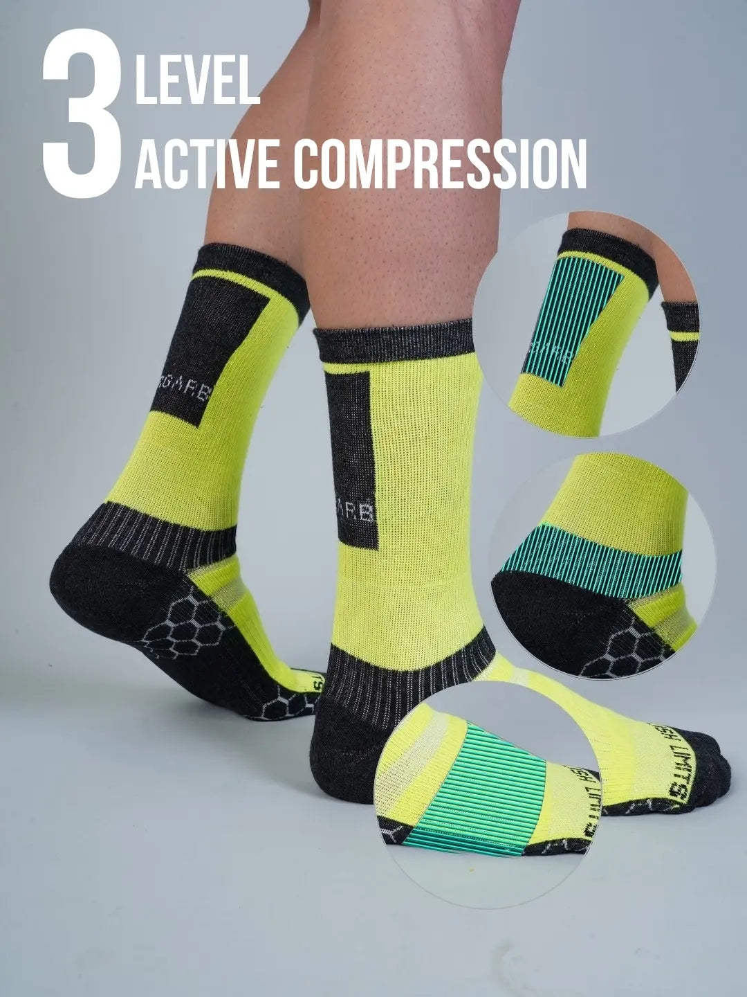 active compression Sports socks for gym, running, hiking and workouts best quality 2